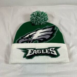 Philadelphia Eagles Pom-Top Beanie
